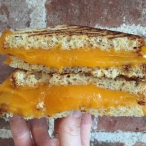 Gluten-free cheesy grilled cheese from Island Burgers & Shakes